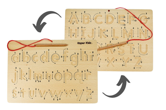 Alphabet Tracing Board | Kaper Kidz