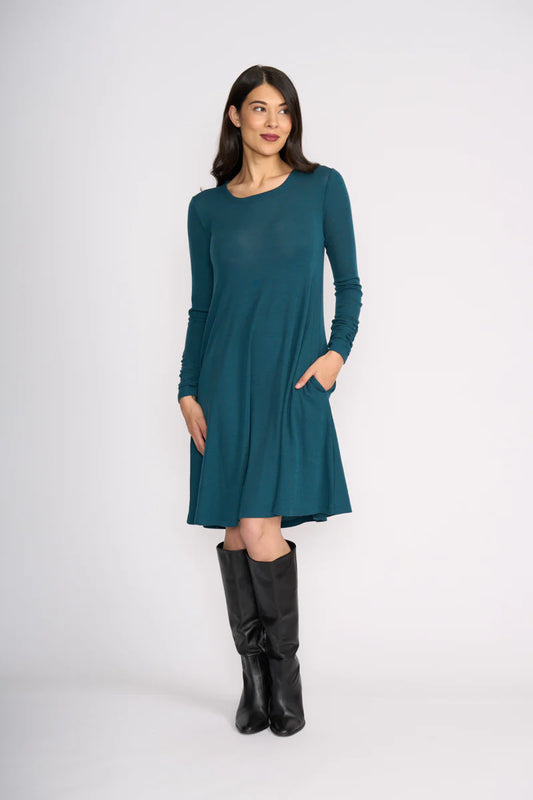 Delightful Dress |  Midnight Green