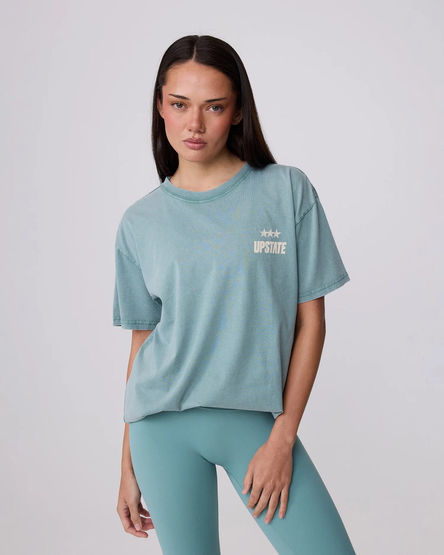 Upstate Sport Thrive Tee | Washed Trellis