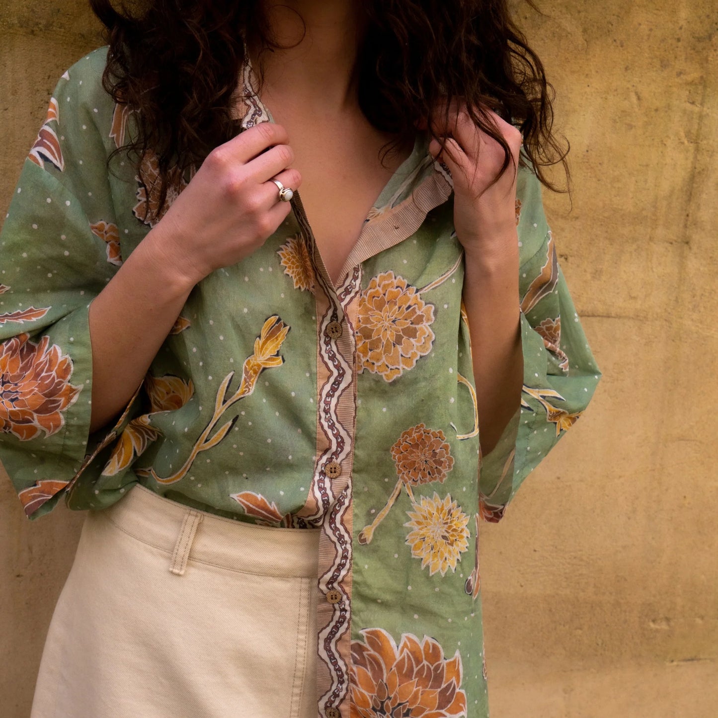 *COMING SOON* Dahlia Shirt | Moss