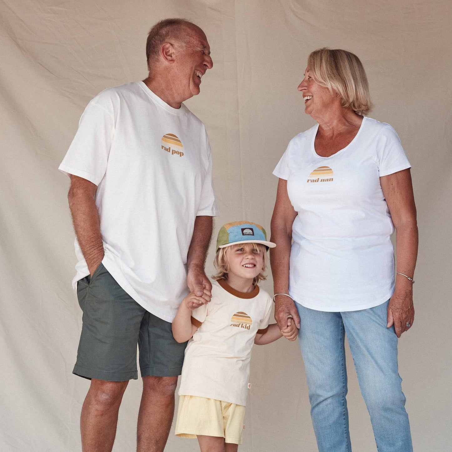 Rad Pop Organic Cotton Tee | Natural