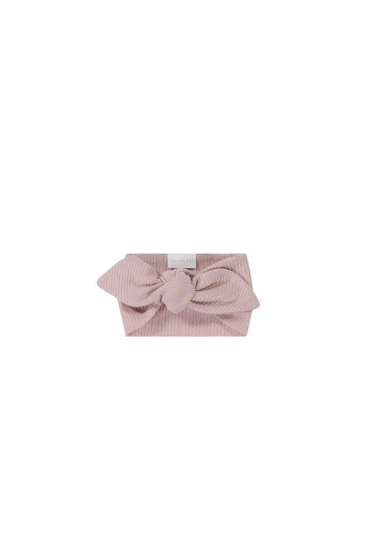 Organic Cotton Modal Elastane Headband | Powder Pink
