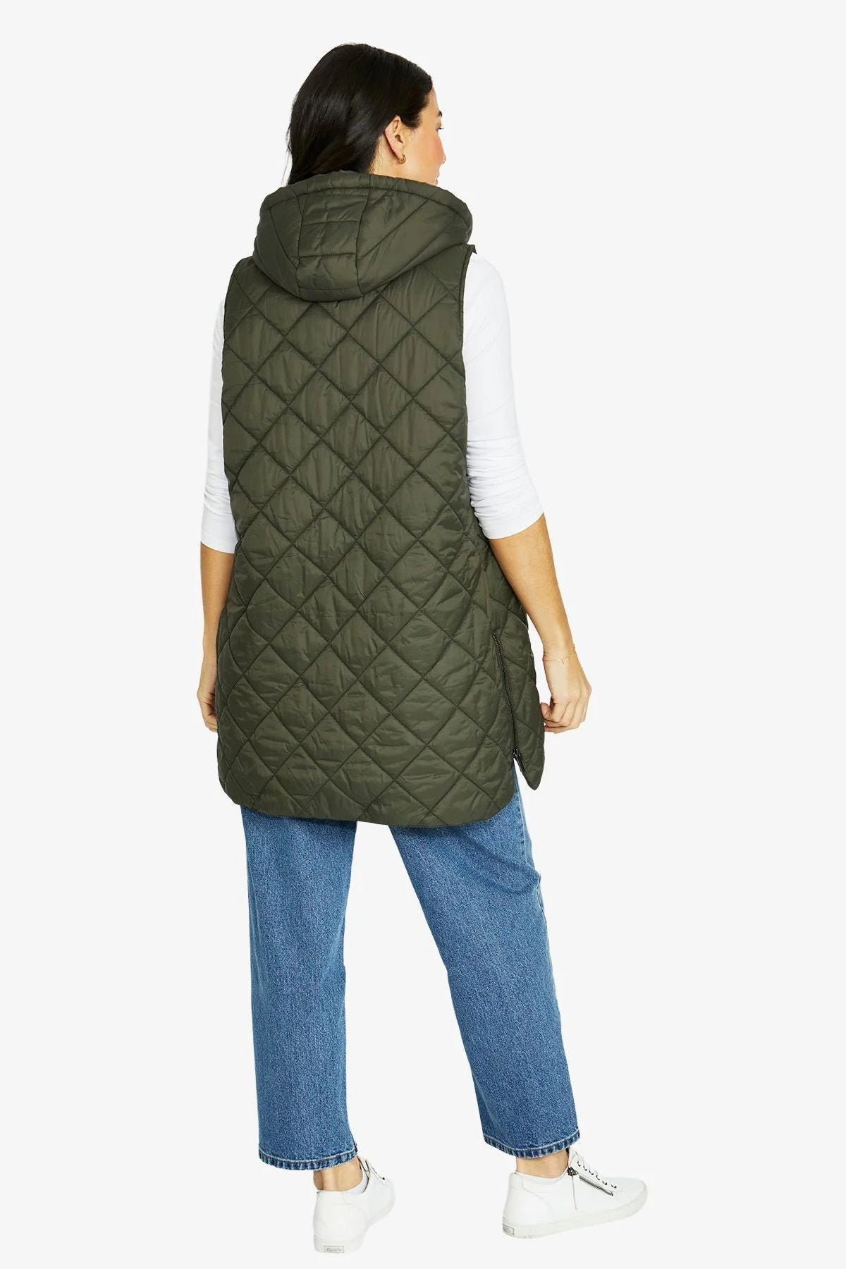 Longline Vest | Khaki