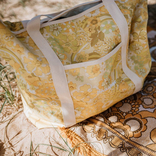 Lemonade Sundays Organic Cotton Beach Bag
