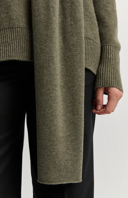 Extra Fine Merino Scarf | Kale