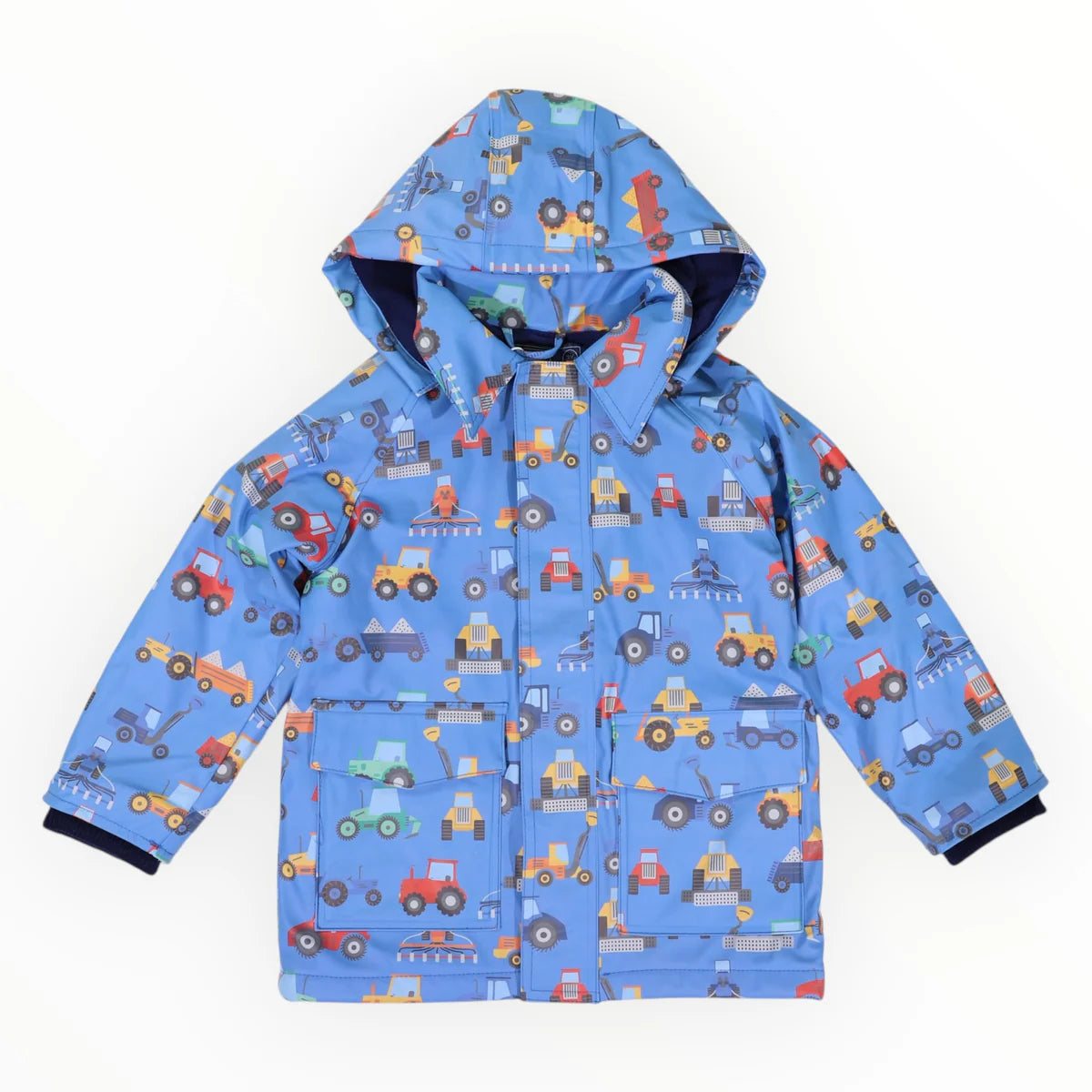Farm Machine Raincoat | Blue