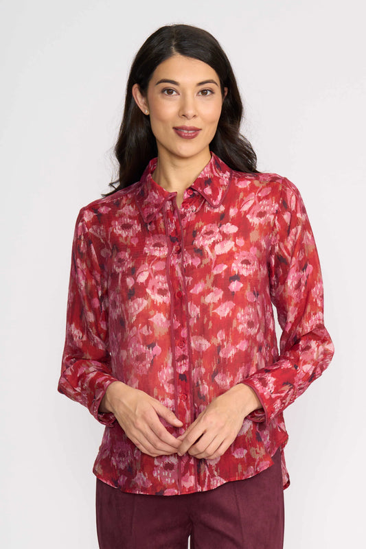 Pipe Up Shirt | Winter Blooms