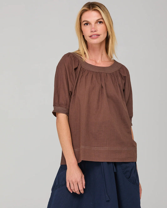 Bliss Top | Dark Taupe