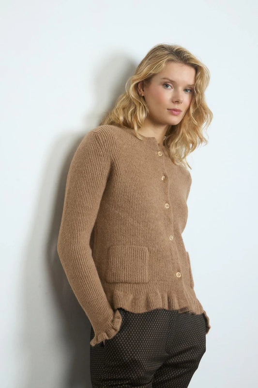 Romeral Frill Knit | Camel
