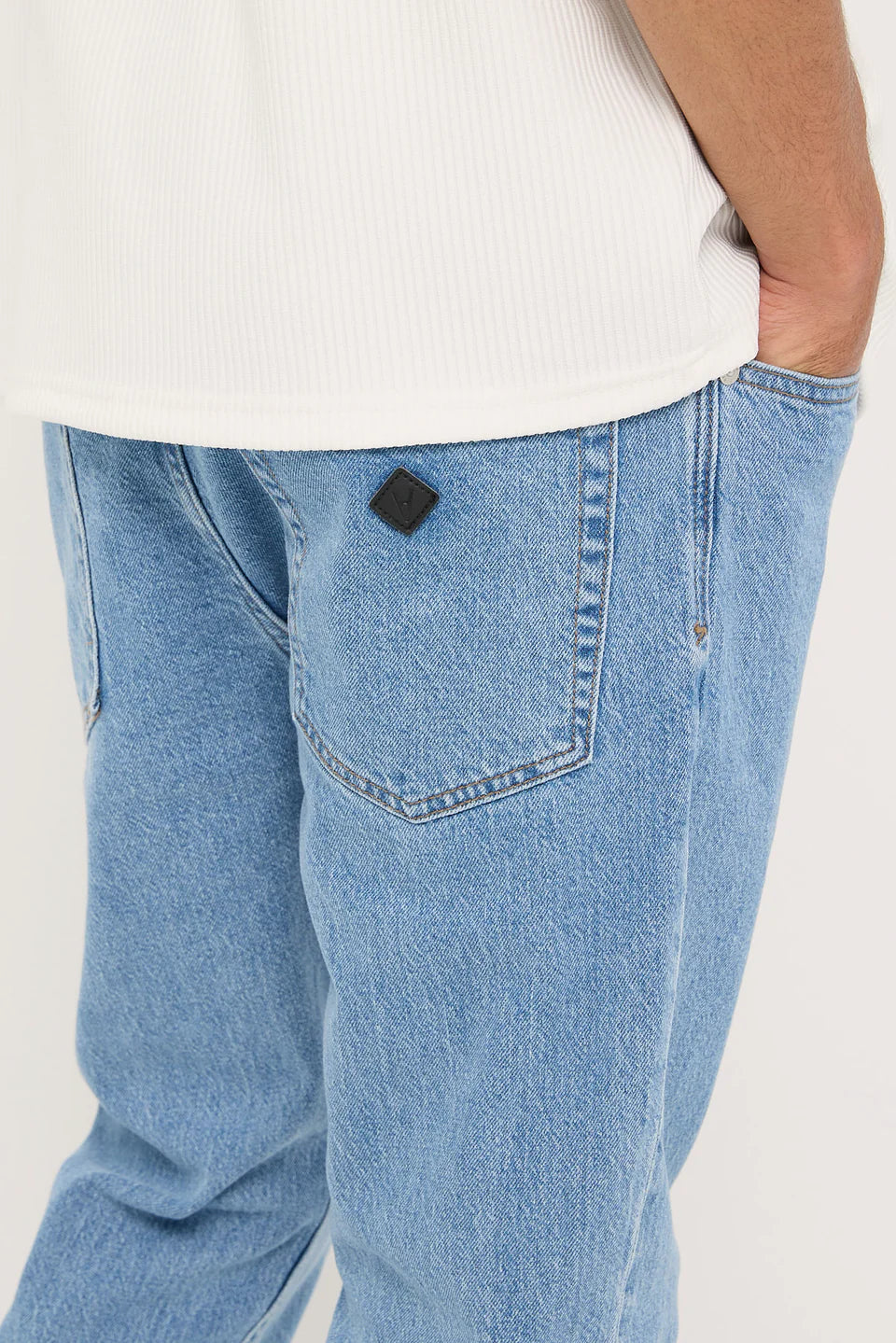 A2 Slim Simon Jean | Bleached Vintage Indigo