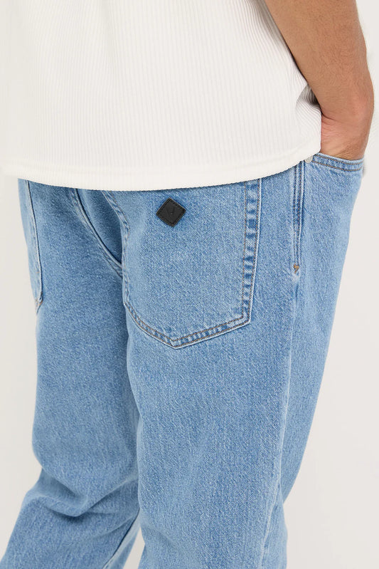 A2 Slim Simon Jean | Bleached Vintage Indigo