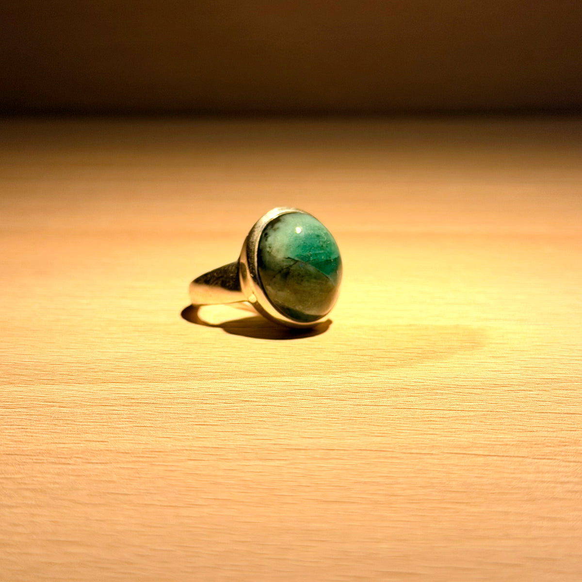 Statement Emerald Ring | Size 9.5