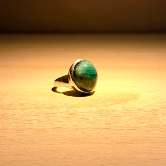 Statement Emerald Ring | Size 9.5