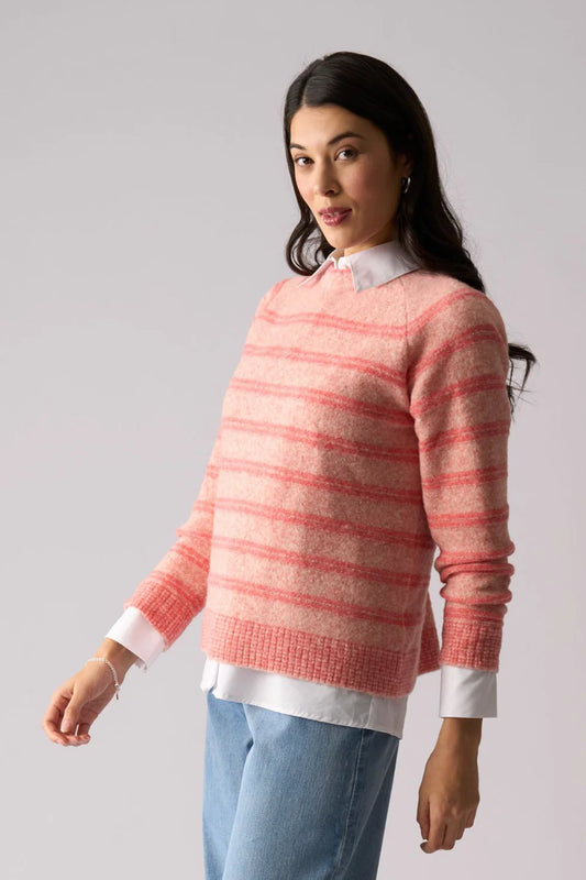 Sweetest Thing Sweater | Pink Stripe