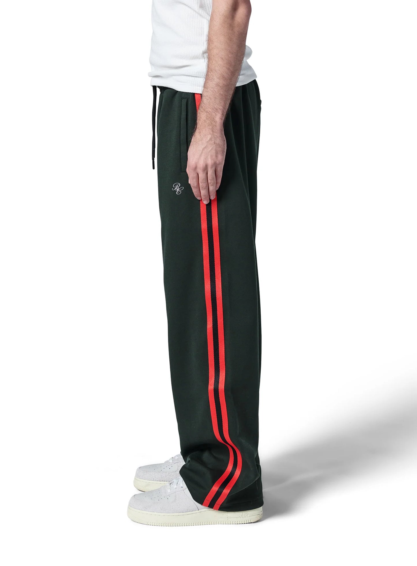 Boxy Track Pant | Forest