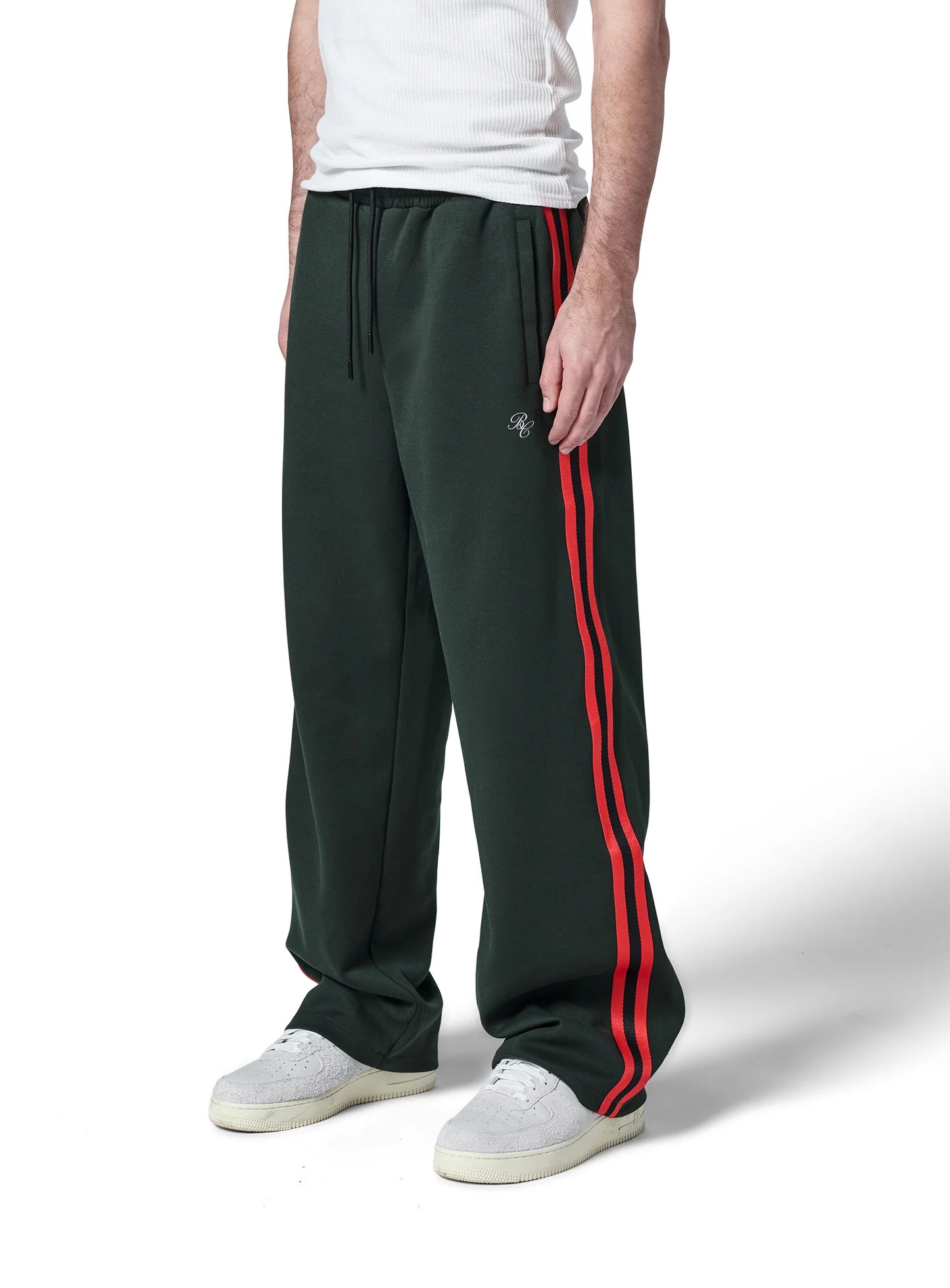 Boxy Track Pant | Forest