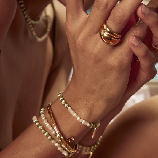 Helios Cuff Bracelet | Gold