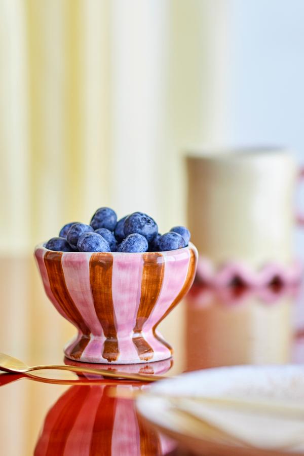 *COMING SOON* Bloomingville Nini Bowl | Rose & Bordeaux Stripes