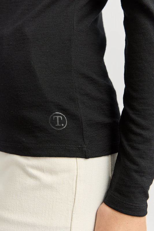 Crew Merino Tee | Black