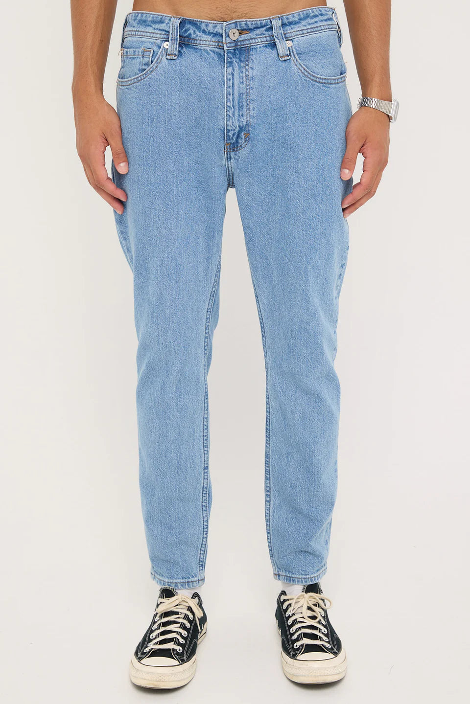 A2 Slim Simon Jean | Bleached Vintage Indigo