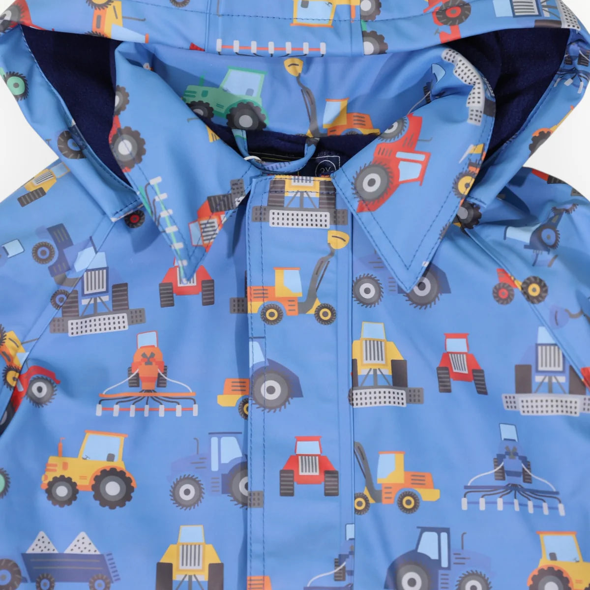 Farm Machine Raincoat | Blue