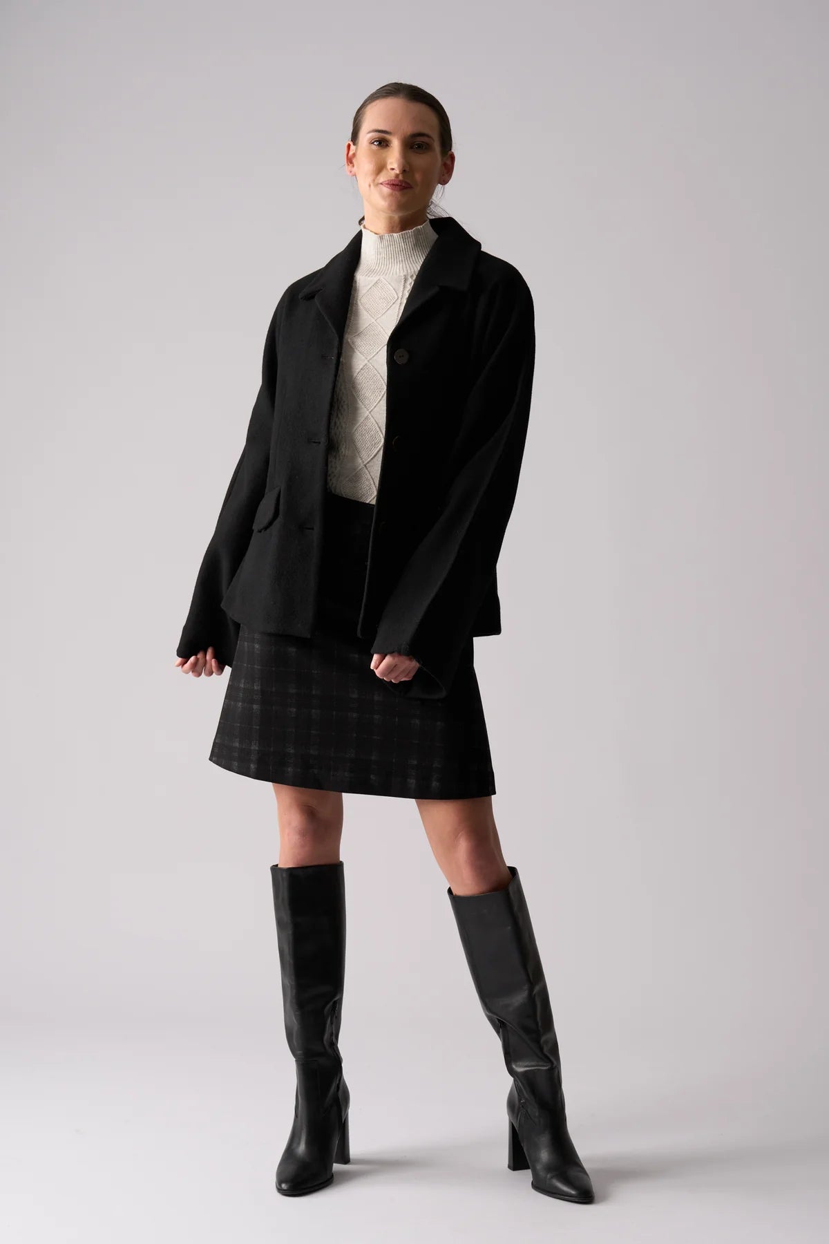 Break Through Coat | Black