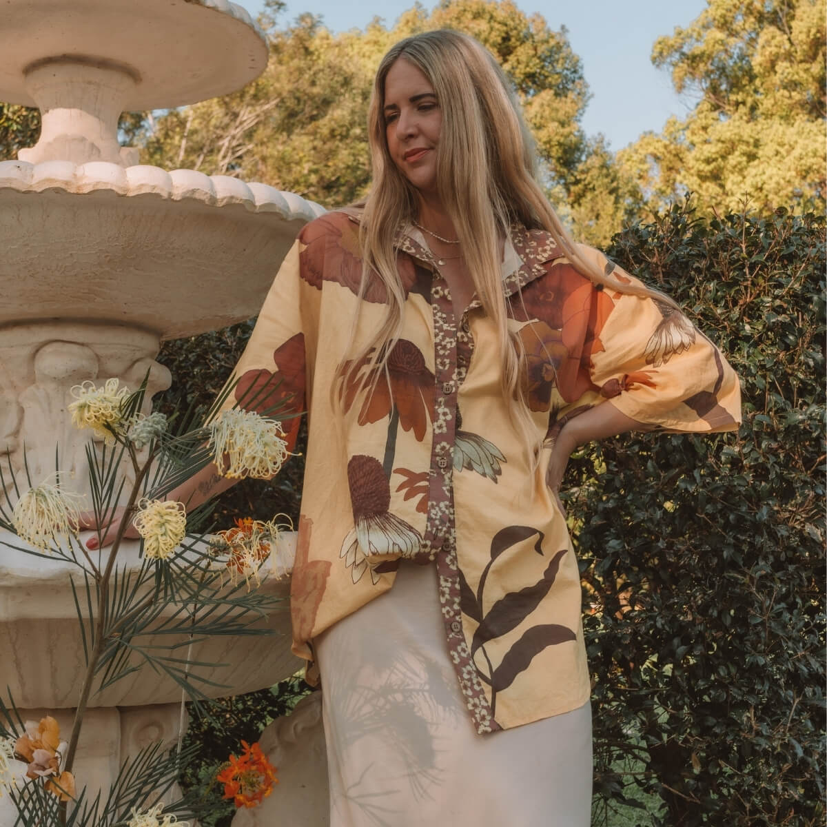 *COMING SOON* Glades Over Swim Shirt | Chamomile