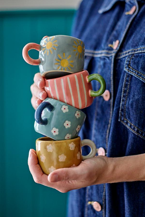 *COMING SOON* Bloomingville Nini Cup | Brown & Flowers