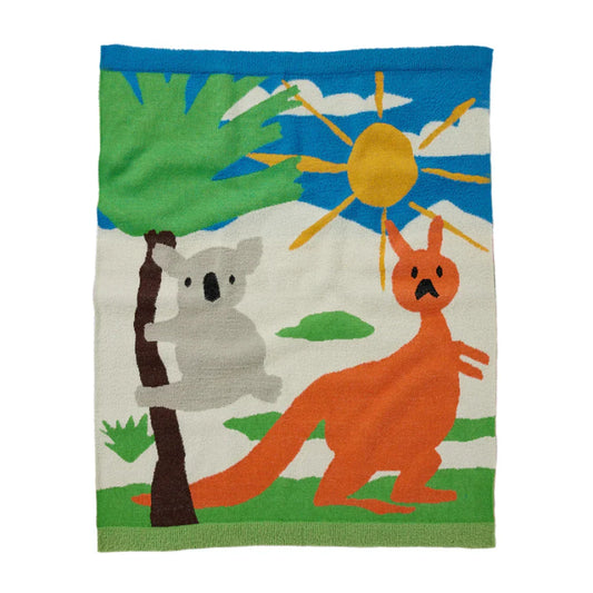 Fluffy Knit Baby Blanket | Yo’s Country
