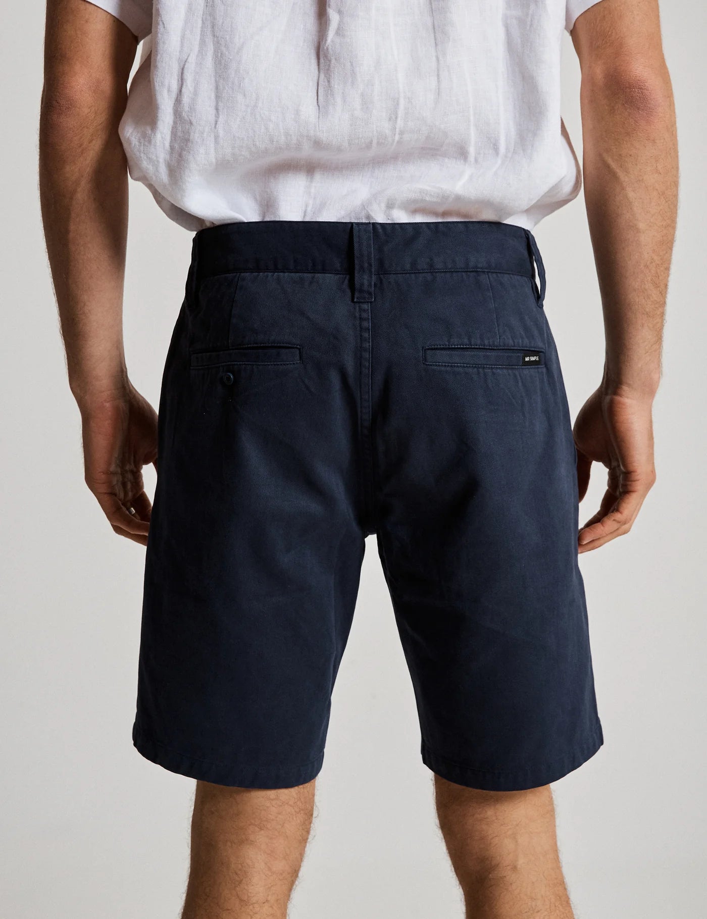 Taylor Stretch Chino Short | Navy
