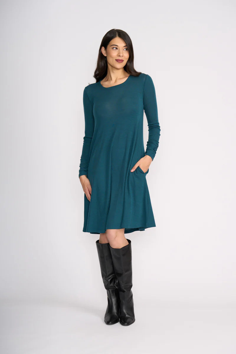 Delightful Dress |  Midnight Green
