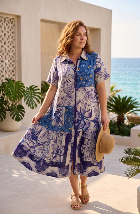 Avignon Long Patch Dress