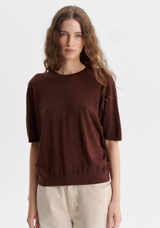 River Knit Tee | Toffee