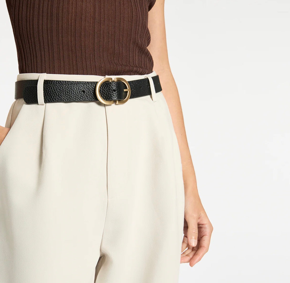 In Reverse Belt | Black/Gold