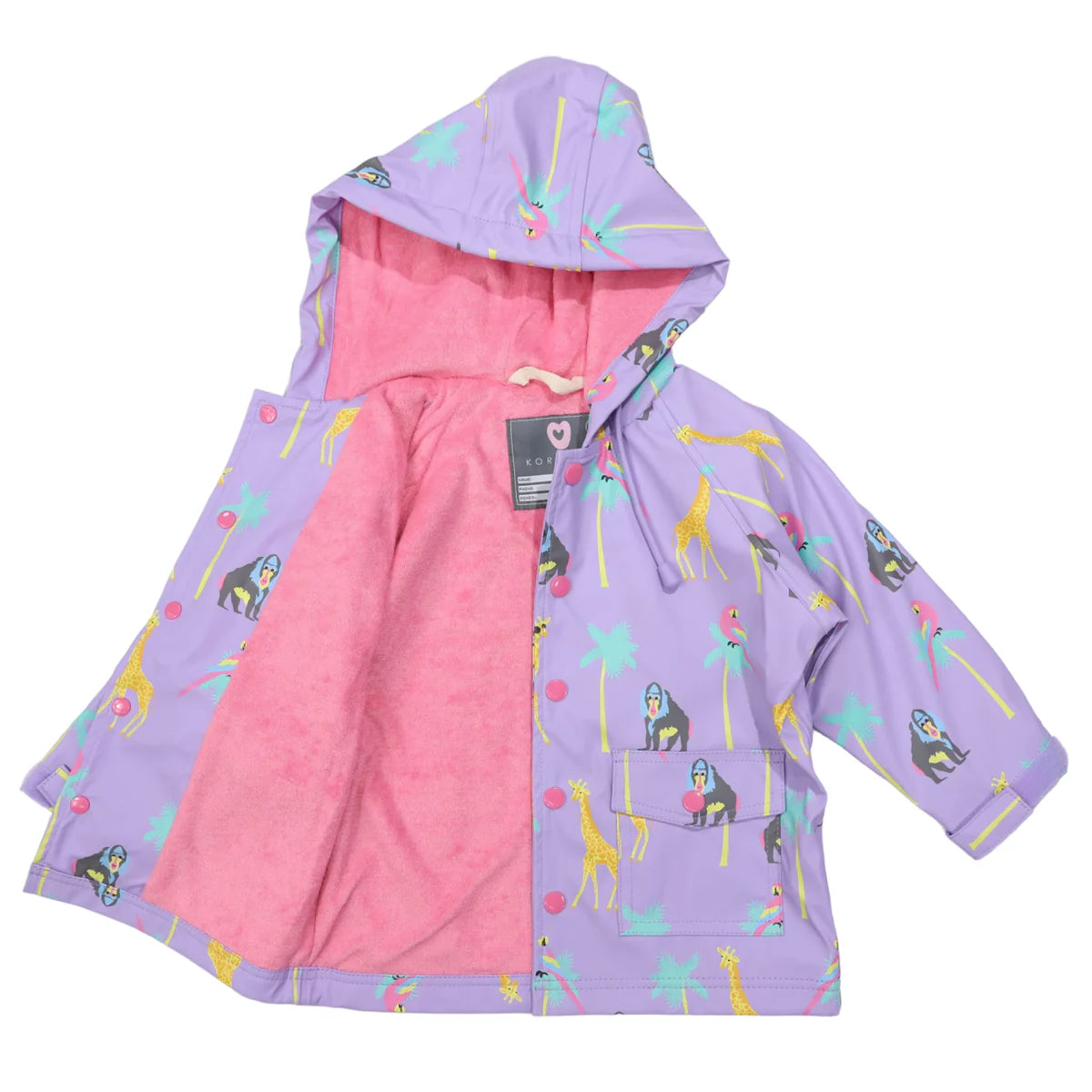 Safari Party Raincoat | Lavendar