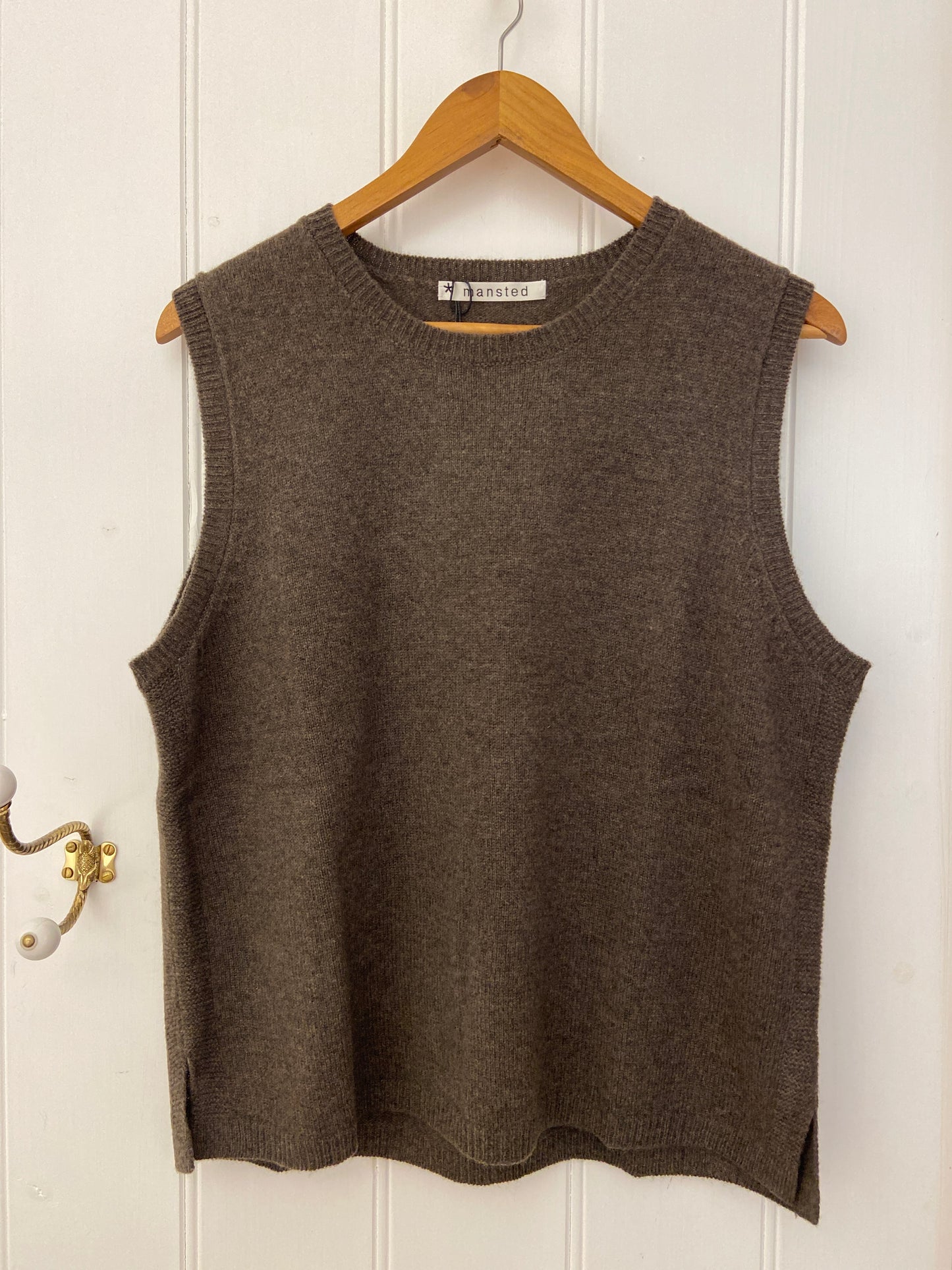 Mitos Wool Vest | Brown