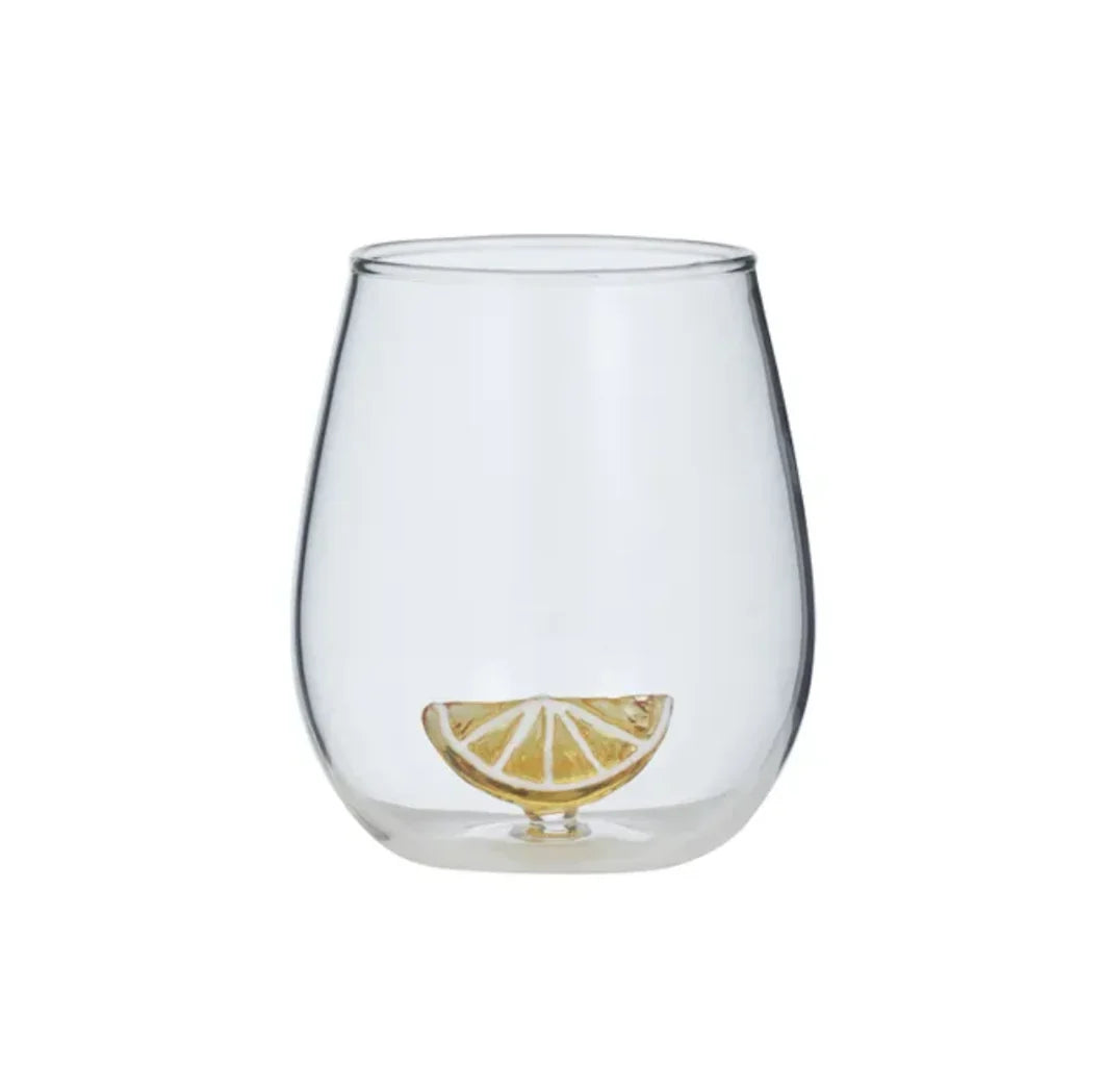 **COMING SOON** Lemon Slice Glass Tumbler 8.5x10cm