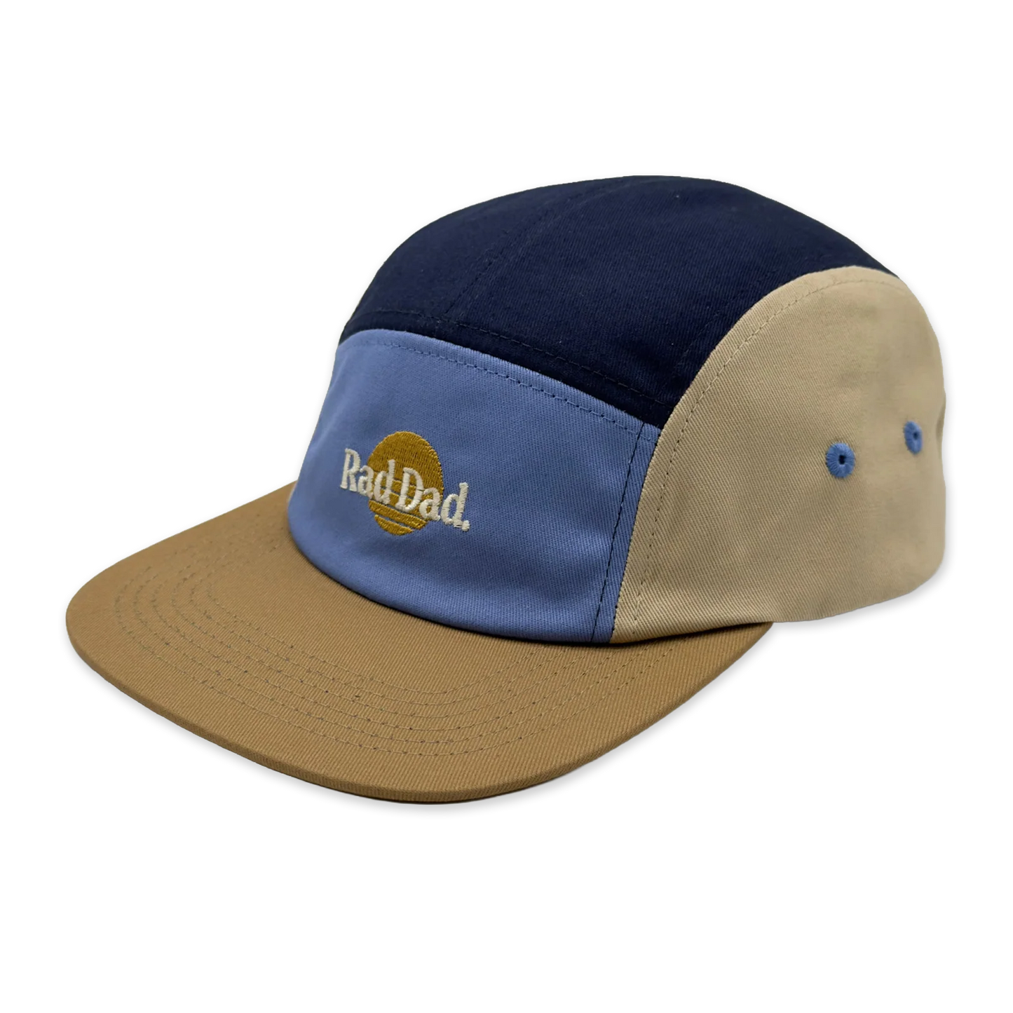 **COMING SOON** Rad Dad Spliced 5 Panel Twill Cap | Blues