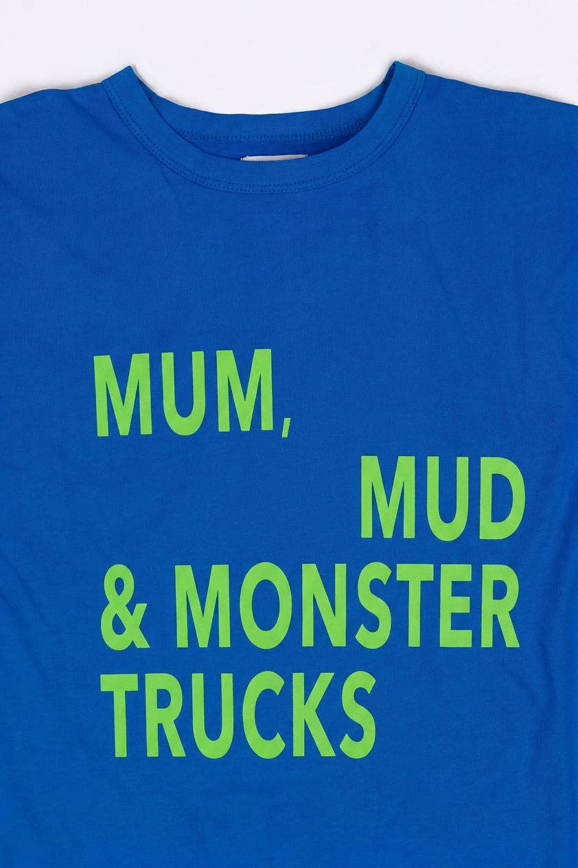 **COMING SOON** MMM TEE in BLUE/LIME