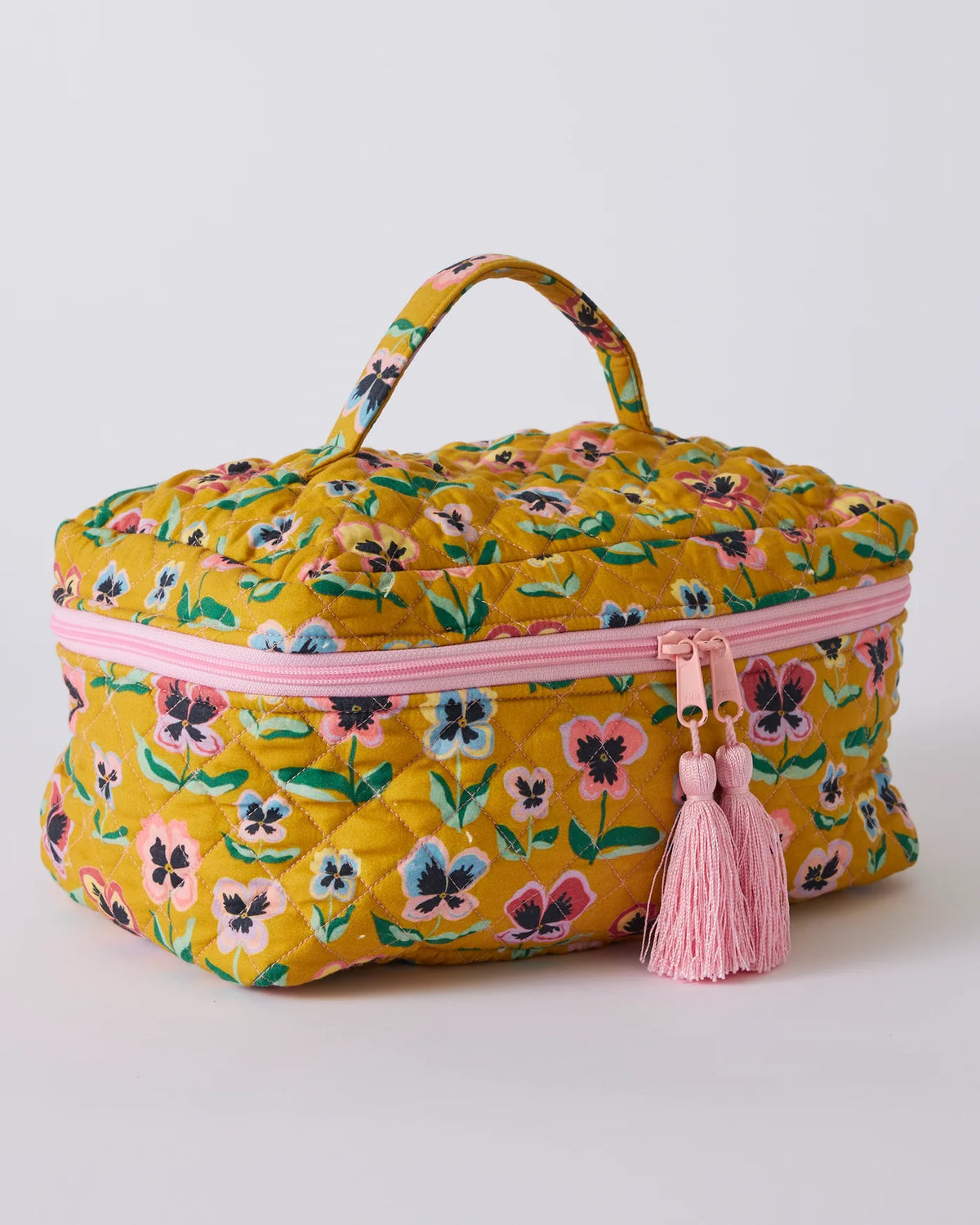 **COMING SOON** Pretty Pansy Toiletry Cotton Case
