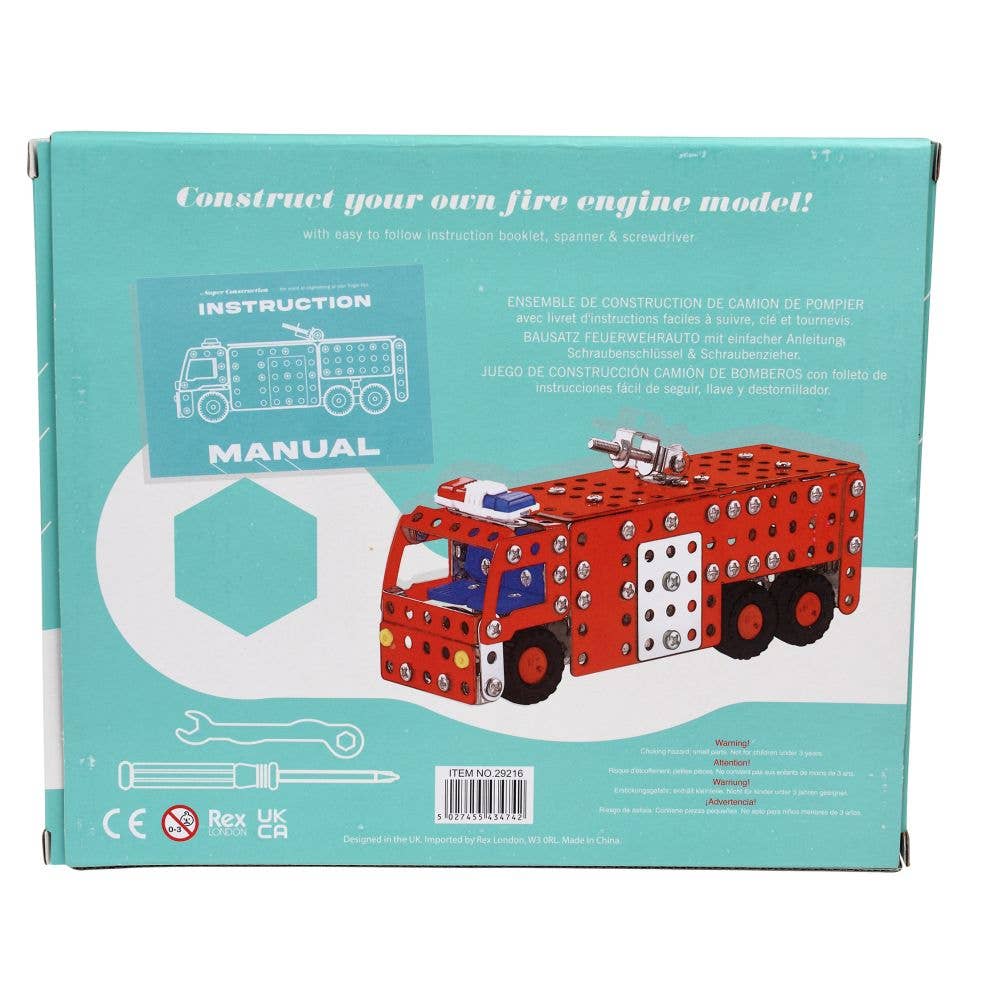 Construction Large Set | Fire Engine