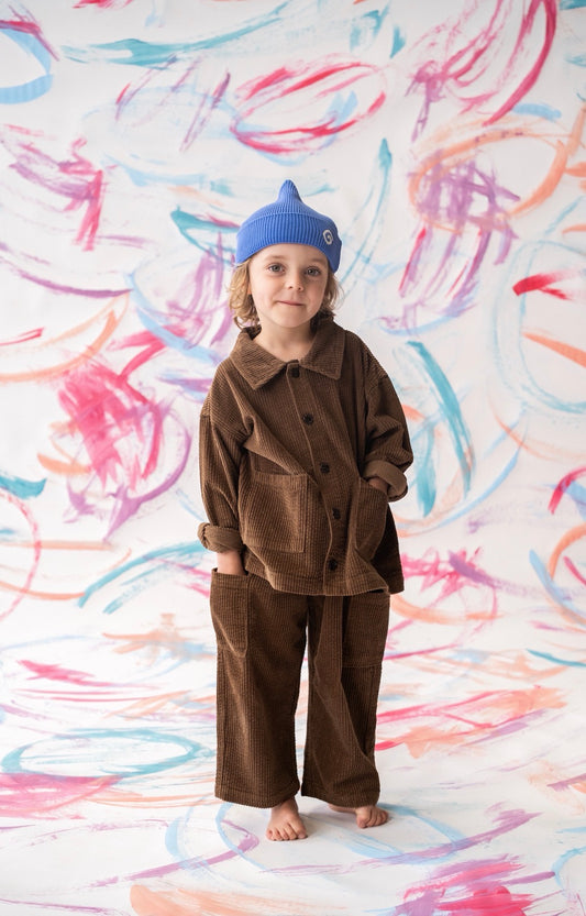 Organic Super Pixie Knit Beanie | Colbalt