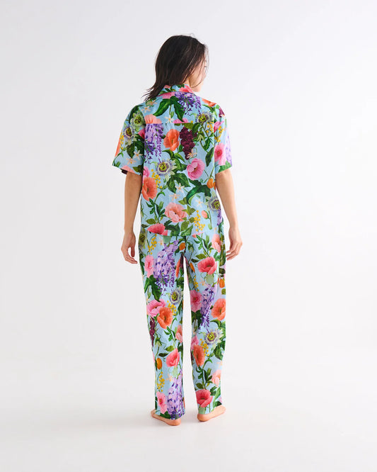 Short Sleeve Shirt and Pant Pyjama Set | Spring in the Air
