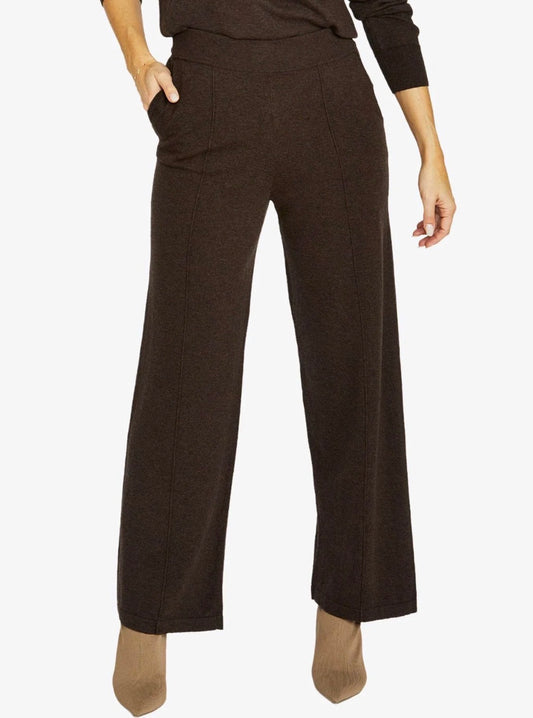 Seam Detail Pant | Dark Choc