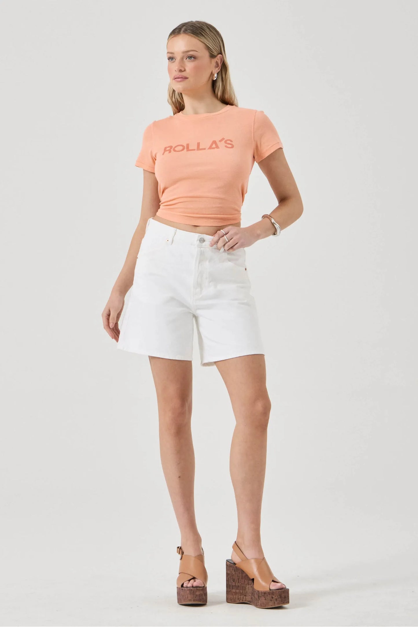 Rolla’s Classic Tee | Logo Peach