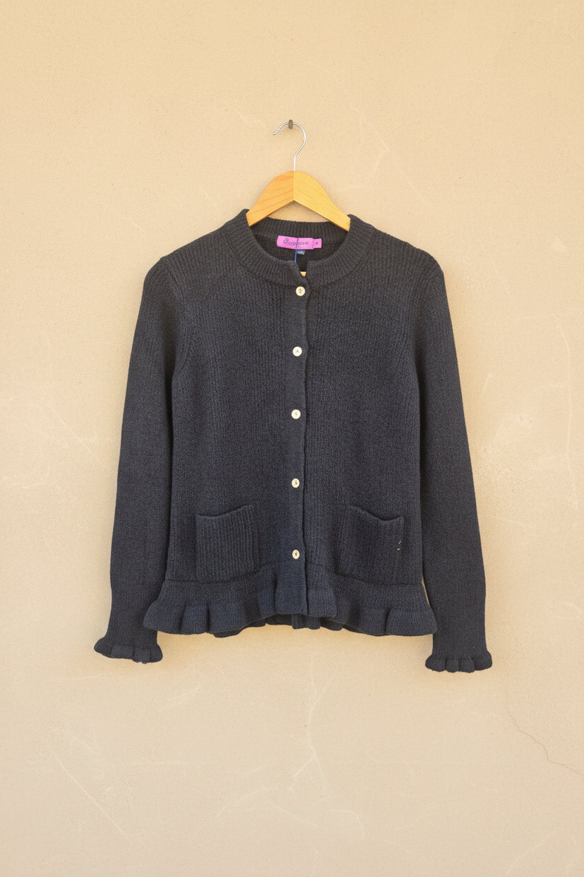 Romeral Frill Knit | Black