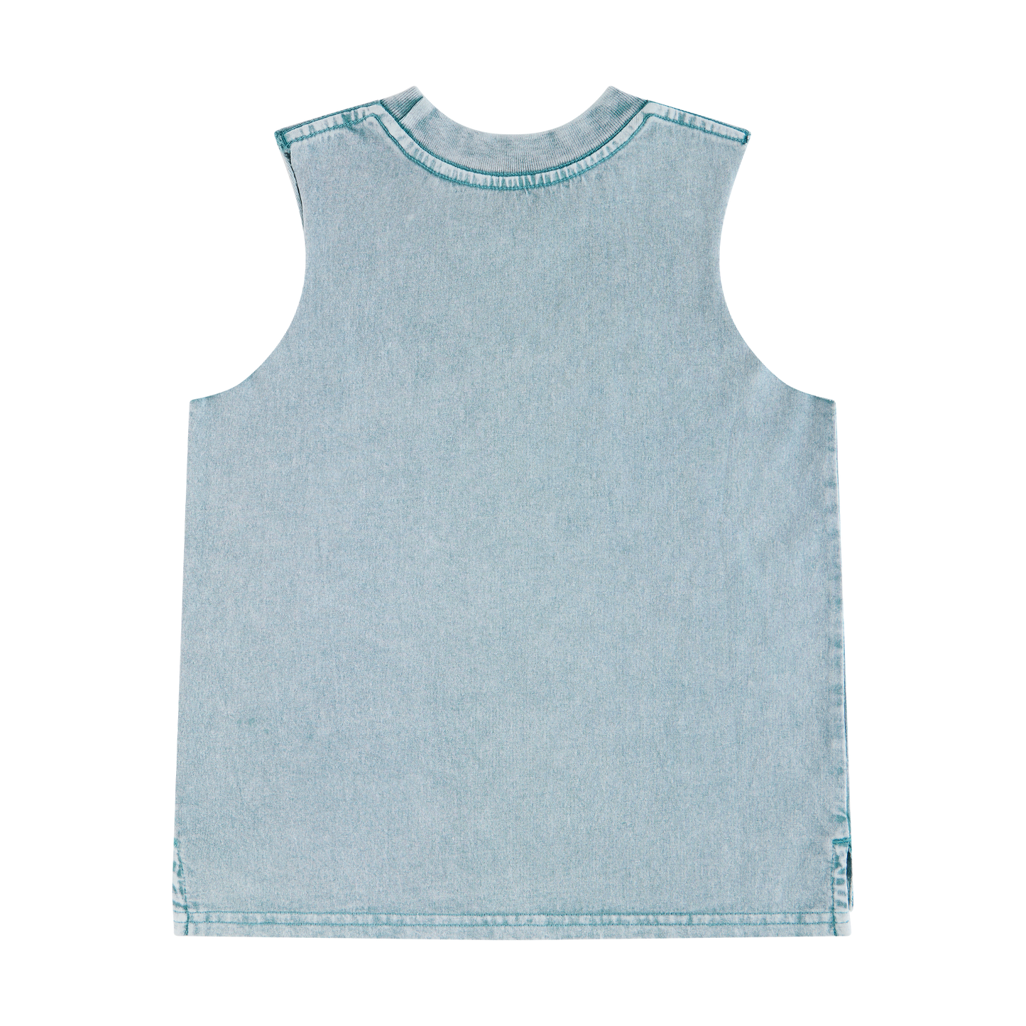 Absolute Pearla Kids Muscle Tank in Light Blue