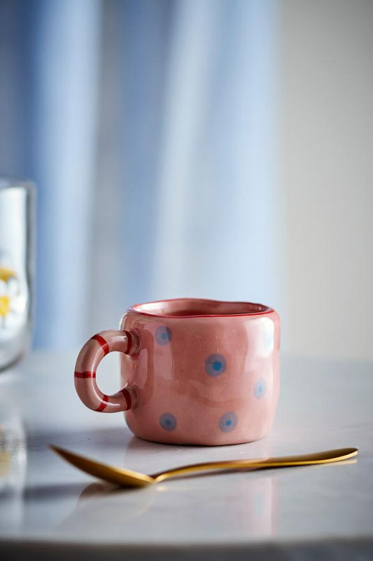 Nini Cup | Rose/Blue Spots