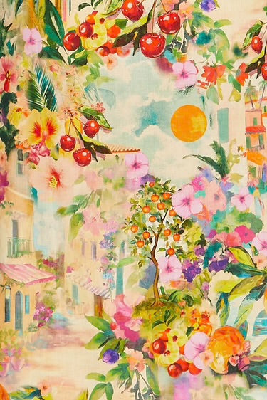 Amalfi Coast Wave Dress
