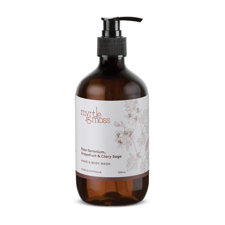 Myrtle & Moss Hand & Body Wash | Various Scents LARGE